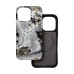 FORCELL F-PROTECT Mirage, vojenské puzdro testované pri páde, kompatibilné s MagSafe pre IPHONE 16 PRO MAX strieborná hmla