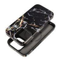 FORCELL F-PROTECT Mirage, vojenské puzdro testované pri páde kompatibilné s MagSafe pre IPHONE 16 PRO MAX čierne mramorové