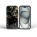 FORCELL F-PROTECT Mirage, vojenské puzdro testované pri páde kompatibilné s MagSafe pre IPHONE 16 PRO MAX čierne mramorové