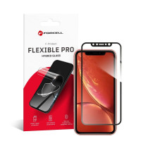 Forcell Flexibilné nano sklo 5D pre iPhone Xr/11 čierne