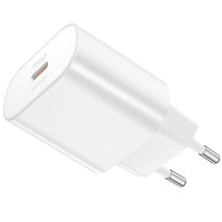HOCO cestovná nabíjačka Typ C PD QC3.0 25W N22 biela
