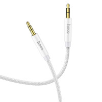 HOCO kábel AUX Jack 3,5 mm na Jack 3,5 mm UPA19 1 m strieborný