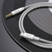 HOCO kábel AUX Jack 3,5 mm na typ C UPA19 1 m strieborný