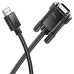 HOCO kábel HDMI (samec) - VGA (samec) HD 1080p US12 2 m čierny