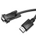 HOCO kábel HDMI (samec) - VGA (samec) HD 1080p US12 2 m čierny