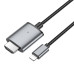 HOCO kábel Lightning na HDMI 1080p UA27 2 m kovovo sivý