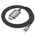 HOCO kábel Lightning na HDMI 1080p UA27 2 m kovovo sivý
