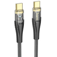 HOCO kábel typ C na typ C 3A 60W U121 1,2 m čierny