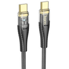 HOCO kábel typ C na typ C 3A 60W U121 1,2 m čierny