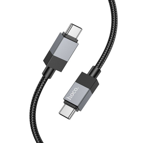 HOCO kábel typ C na typ C 3A 60W X110 1 m čierny