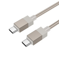 HOCO kábel typ C na typ C 3A 60W X110 1 m zlatý