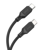 HOCO kábel typ C na typ C 3A 60W X90 1 m čierny