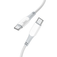 HOCO kábel typ C na typ C PD 3A 60W X70 1 m biely