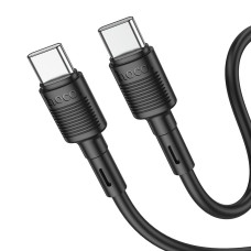 HOCO kábel typ C na typ C PD 3A 60W X83 1 m čierny