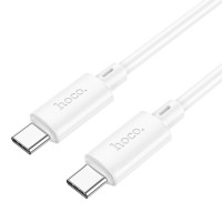 HOCO kábel typ C na typ C PD 3A 60W X88 1 m biely