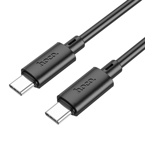 HOCO kábel typ C na typ C PD 3A 60W X88 1 m čierny