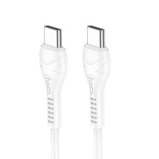 HOCO kábel Typ C na Typ C PD 60W Cool X37 1m biely