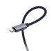 HOCO kábel typ C na typ C PD QC3.0 5A 240W U134 1,8 m tmavomodrý