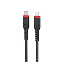 HOCO kábel typu C na Lightning 27W X59 3 m čierny