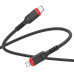 HOCO kábel typu C na Lightning 27W X59 3 m čierny