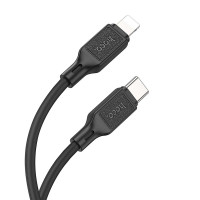 HOCO kábel typu C na Lightning PD 20W 1 m čierny