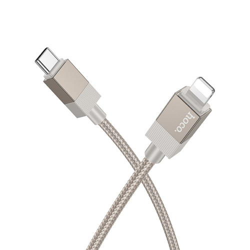 HOCO kábel typu C na Lightning PD 27W X110 1 m zlatý