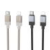 HOCO kábel typu C na Lightning PD 27W X110 1 m zlatý