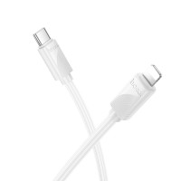 HOCO kábel typu C na Lightning PD 27W X114 1 m biely