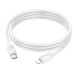 HOCO kábel typu C na Lightning PD 27W X114 1 m biely