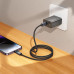 HOCO kábel typu C na Lightning s displejom PD 27W X112 1 m čierny