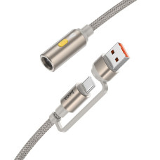 HOCO kábel USB A / Typ C do zapaľovača UA38B 0,3 m zlatý