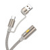 HOCO kábel USB A / Typ C do zapaľovača UA38B 0,3 m zlatý