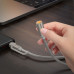HOCO kábel USB A / Typ C do zapaľovača UA38B 0,3 m zlatý