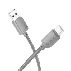 HOCO kábel USB A do Typ C 3A X113 1 m sivý