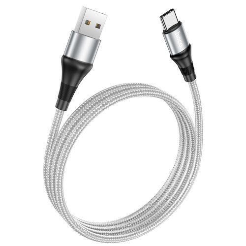 HOCO kábel USB A do Typ C 3A X50 1 m sivý