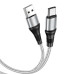HOCO kábel USB A do Typ C 3A X50 1 m sivý