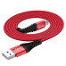 HOCO kábel USB A na Lightning 2,4 X38 1 m červený
