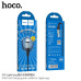 HOCO kábel USB A na Lightning 2,4 X38 1 m čierny