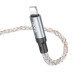 HOCO kábel USB A na Lightning 2,4A U112 1 m sivý