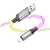 HOCO kábel USB A na Lightning 2,4A U112 1 m sivý