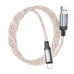 HOCO kábel USB A na Lightning 2,4A U112 1 m sivý