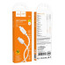 HOCO kábel USB A na Lightning 2,4A X107 1 m biely