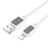 HOCO kábel USB A na Lightning 2,4A X108 1 m biely