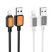 HOCO kábel USB A na Lightning 2,4A X108 1 m biely