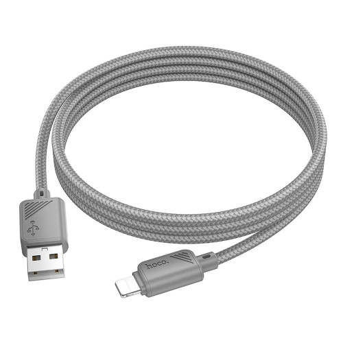 HOCO kábel USB A na Lightning 2,4A X113 1 m sivý