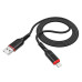 HOCO kábel USB A na Lightning 2,4A X59 1 m čierny