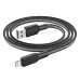 HOCO kábel USB A na Lightning 2,4A X69 1 m čierny biely