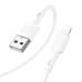 HOCO kábel USB A na Lightning 2,4A X83 1 m biely