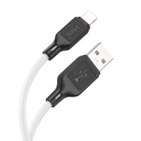 HOCO kábel USB A na Lightning 2,4A X90 1m biely