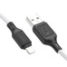 HOCO kábel USB A na Lightning 2,4A X90 1m biely